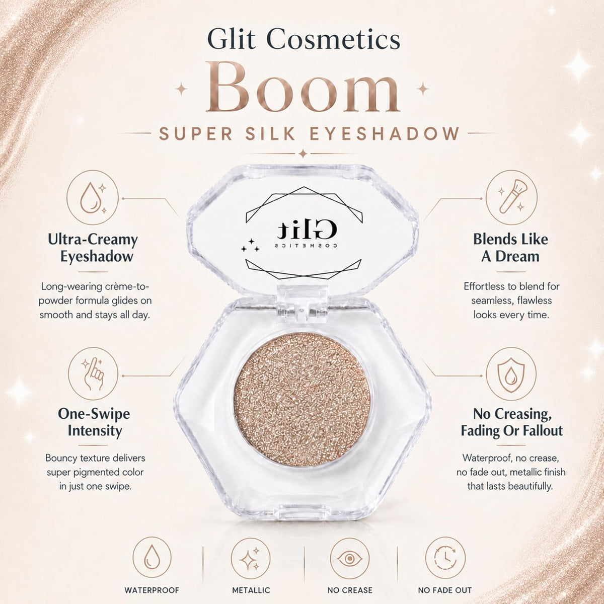 Super Silk Eyeshadow - Boom
