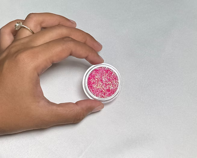 Pressed Glitter- Bubble Gum