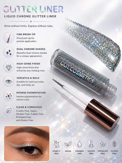 Liquid Glitter Liner-Cosmic Drip