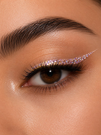 Liquid Glitter Liner - Rose Quartz