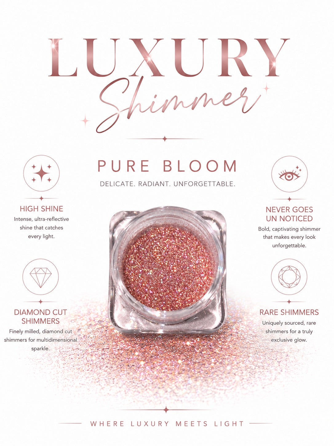 Luxury Shimmer Pigment - Pure Bloom